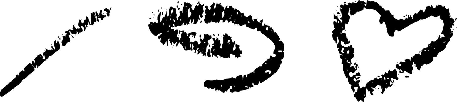 Black spot mark illustration vector