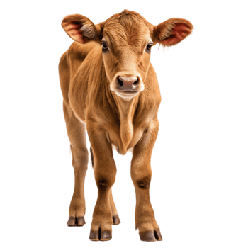 calf is isolated on transparent background png