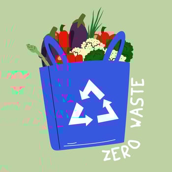 Eco lifestyle modern illustration. Environmental protection, recycling vector