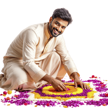 A man kneeling on the ground png