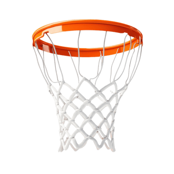 Basketball Hoops on White on transparent background. png