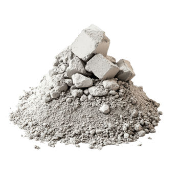 Construction Site Cement and Water on transparent background. png