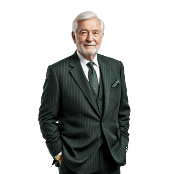 A man in a suit and tie posing for a photo png