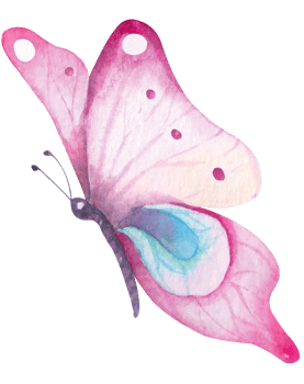 Butterfly painted with watercolors. Insect pollination. png