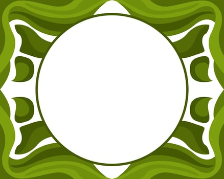 Creative Green Border Decoration Pack vector