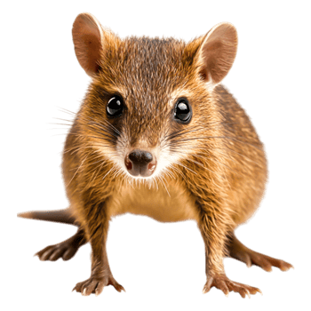 closeup of a Small Mammal with Bright Eyes and Fluffy Fur png