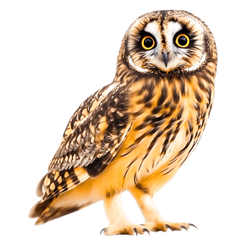Majestic Owl with Striking Eyes Perched Gracefully Branch png