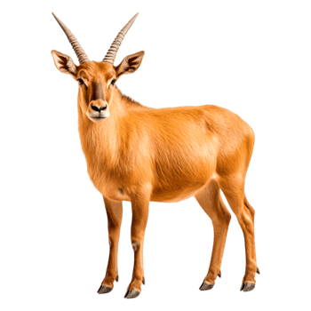 Beautiful Antelope Standing Gracefully in Natural Environment png