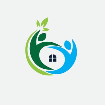 Garden Home Logo vector