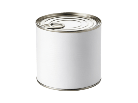 Empty can with pull tab, suitable for various food items png