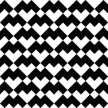 Diagonal random black and white geometrical pattern background design - repeating abstract repetitive graphic vector