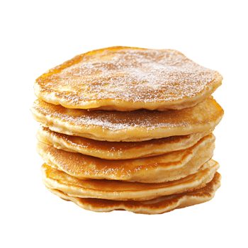 Pancakes with Cinnamon Sugar on Top png
