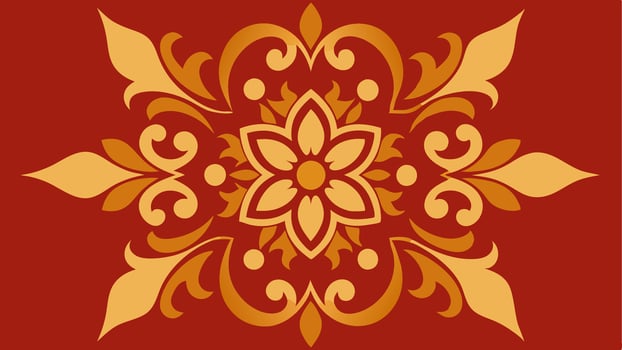 Seamless Pattern of Luxury Golden Swirls with Ornate and Elegant Design Wallpapers and Textiles vector