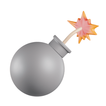 Bomb 3D Icon png