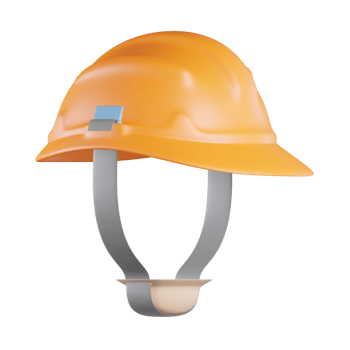 Construction Helmet 3D Icon png