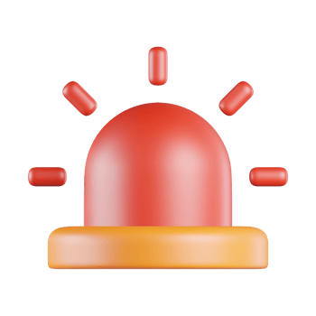 Emergency Light 3D Icon png