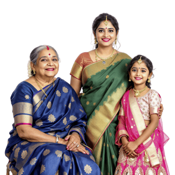 A woman in a sari png