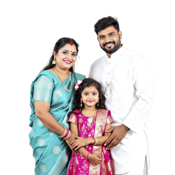 A family posing for a photo png