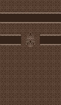 Simple style Muslim rug vector