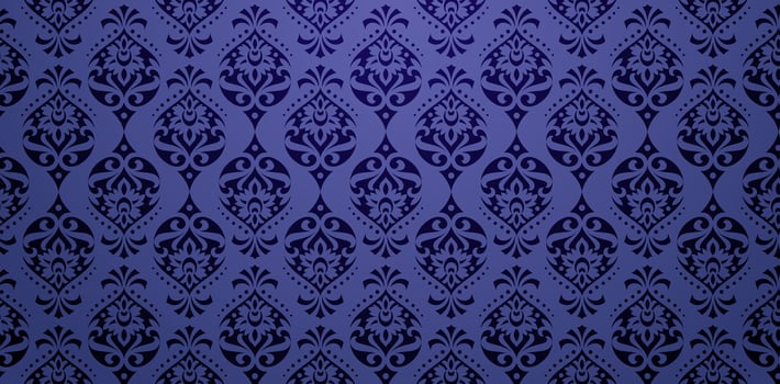 damask floral patterned dark blue colors backgrounds for decorative backdrops can be used wallpaper, pattern fills, web page, surface textures, book cover, fabrics, textiles tiles, invitation vector