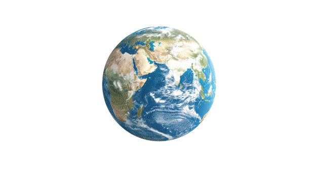 Smiling Cartoon Earth Isolated on Environment Day Celebration png