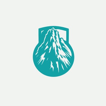 Ice View Climbing Logo vector