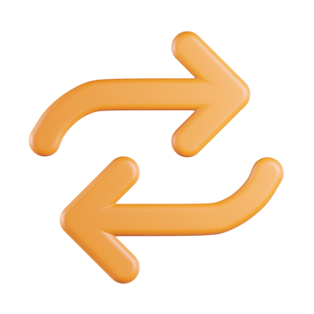 Repeat Arrow 3D Icon png