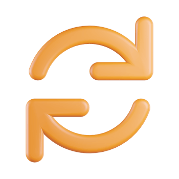 Rotate Arrow 3D Icon png