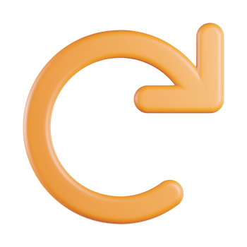 Redo Arrow 3D Icon png