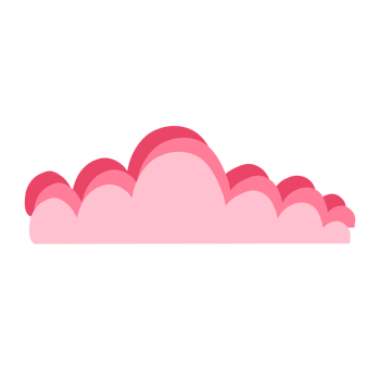 Fluffy cloud sky illustration png