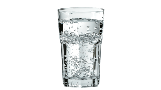 Glass of Water Drink Isolated on Transparent Background png