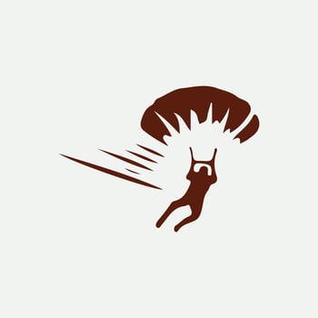 Above It All Sky Diving Logo vector