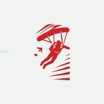 Jump Force Sky Diving Logo vector