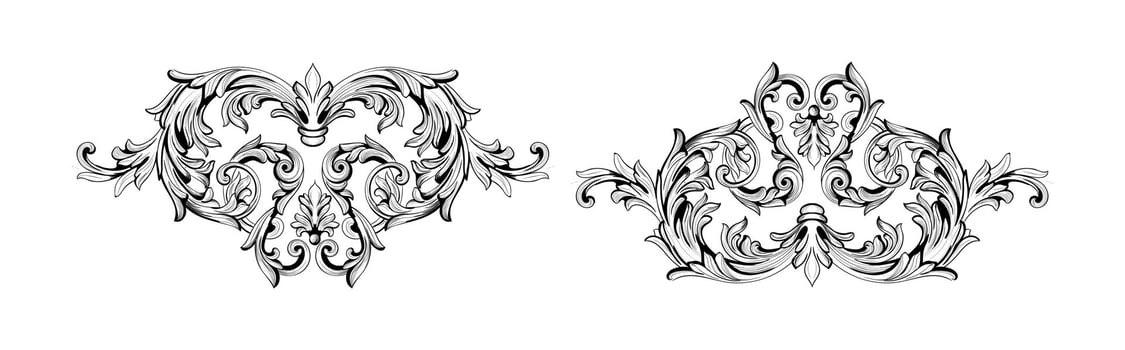 Ornamental card design art vector