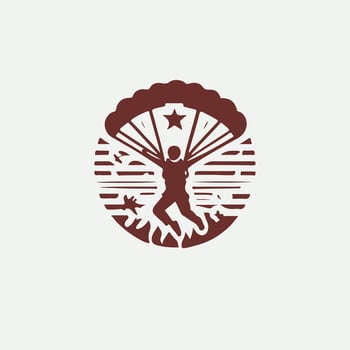 Sky Diving perience Logo vector