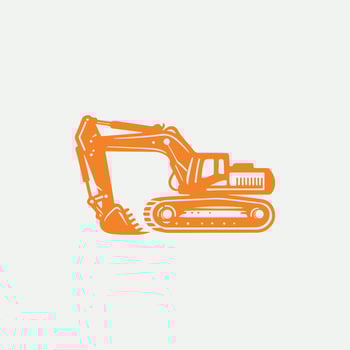 Ground Shifter Crawler Excavators logo vector