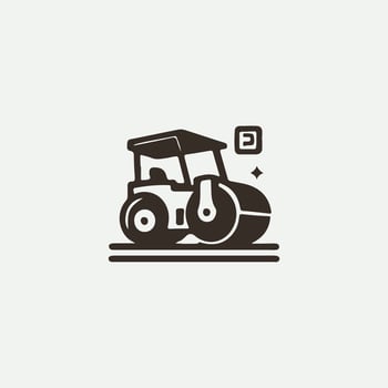 Power Roll X Road Roller logo vector