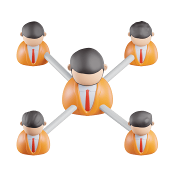 User Network 3D Icon png