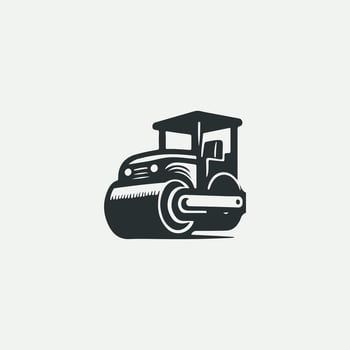 Roll Vantage Road Roller logo vector