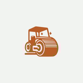 Roll Guard Road Roller logo vector