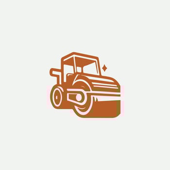 Roll King Road Roller logo vector