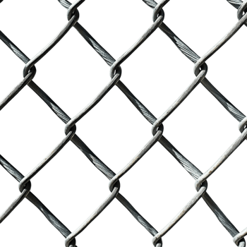 White Wired Fence Stock Photo on transparent background. png