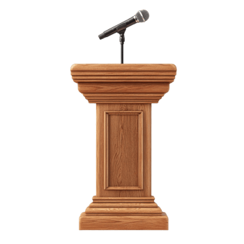 Wooden Podium wion transparent background png