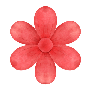 red flower lovely png