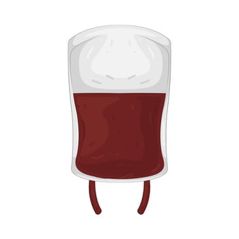 Illustration of Blood Bag vector