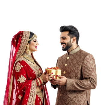 Indian wedding couple png
