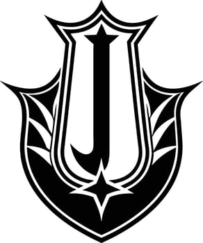 The logo for the j logo vector