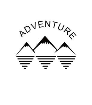adventure mountsin mimalist png