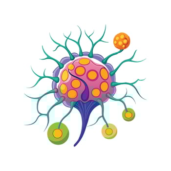 Creative Neurophyte Plant Artwork vector
