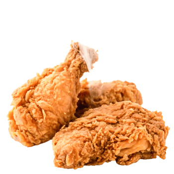 Crispy Fried Chicken Legs and Thighs Delicious Fast Food Image png